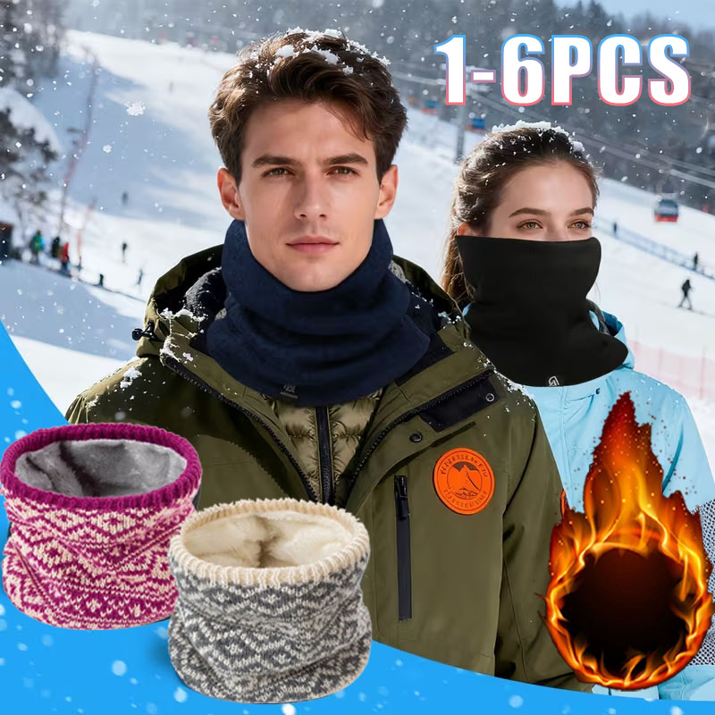 Neck Gaiter Fleece - 1-6 Peças de Protetor de Pescoço