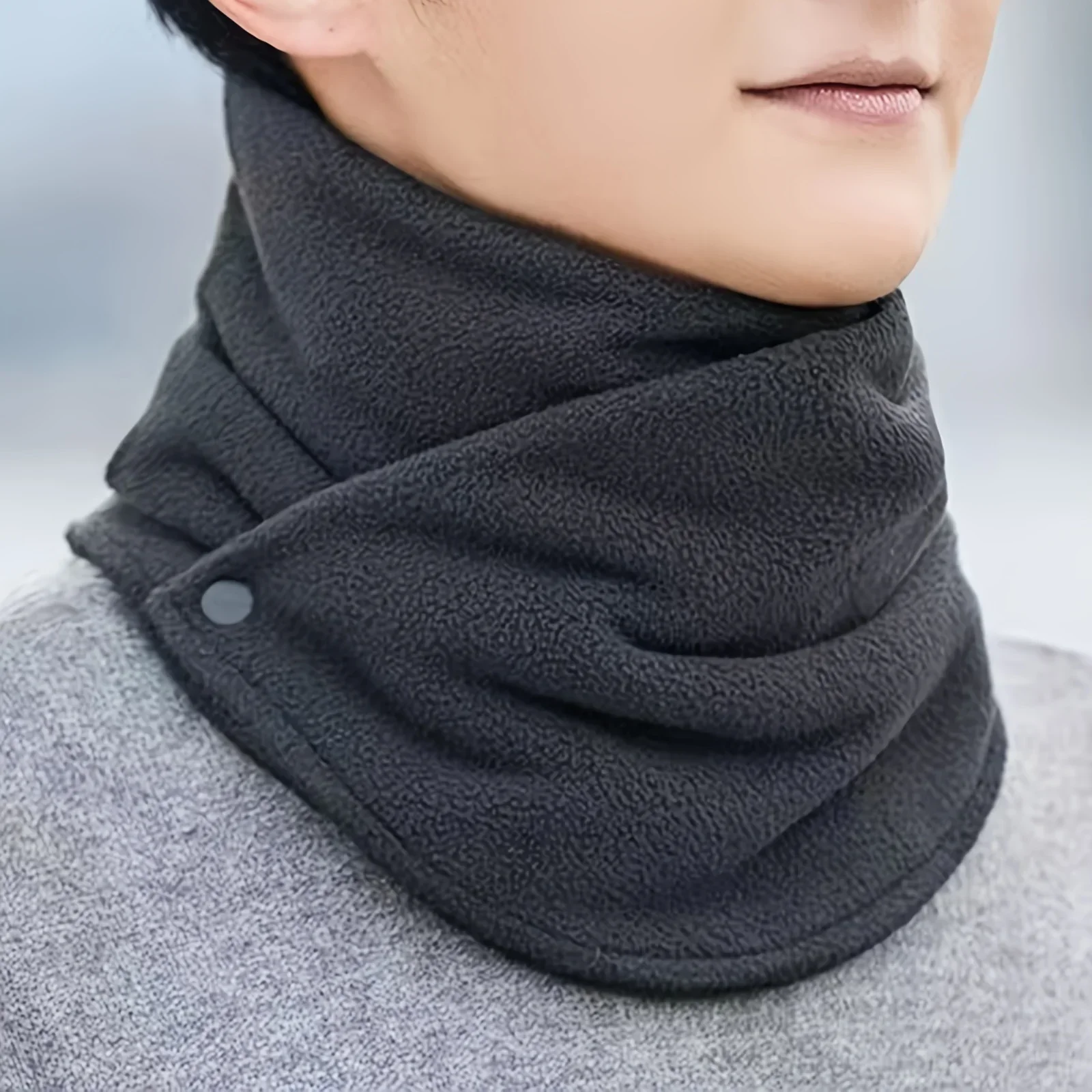 Neck Gaiter Fleece - Novo velo de cordeiro para mulheres