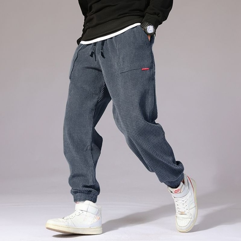 Corduroy Pant Warm - Calças de Moletom Masculinas em Corduroy