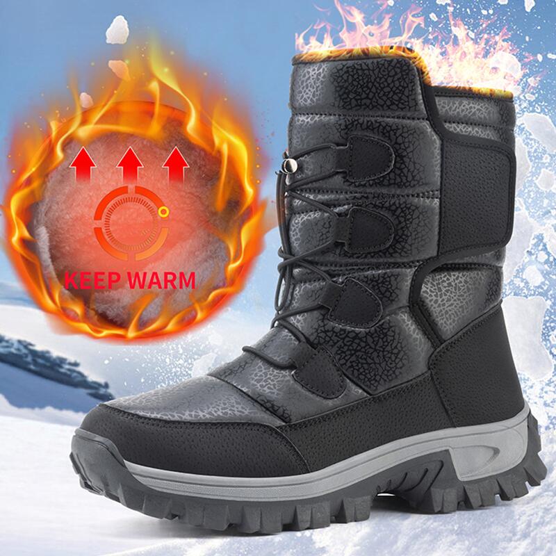 Waterproof Winter Boot - Novas Botas de Neve Masculinas Quentes