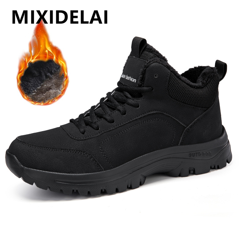 Botas masculinas de inverno bo - Waterproof Winter Boot avaliação e preço