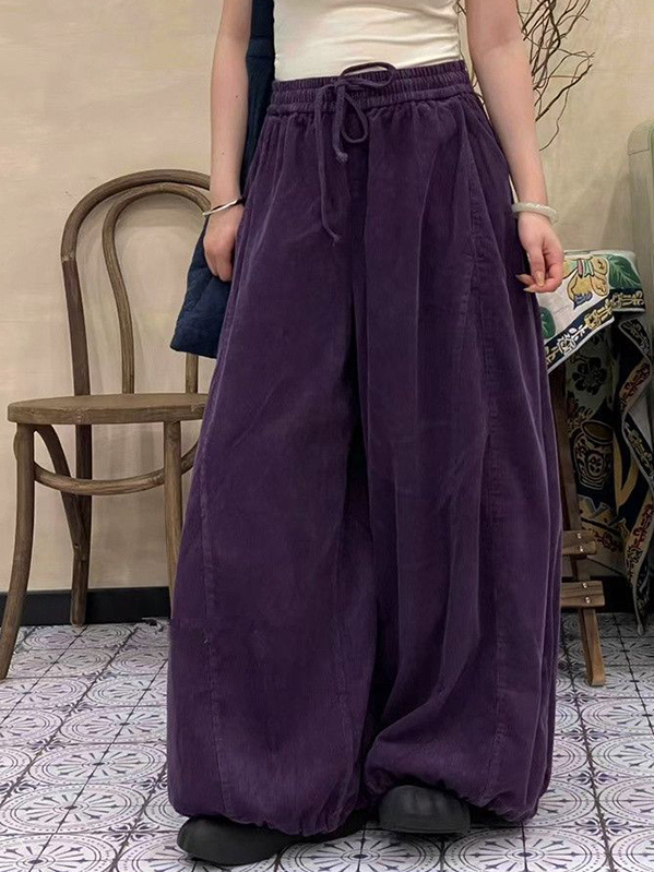 Calças Femininas Plus Size de  - Corduroy Pant Warm avaliação e preço