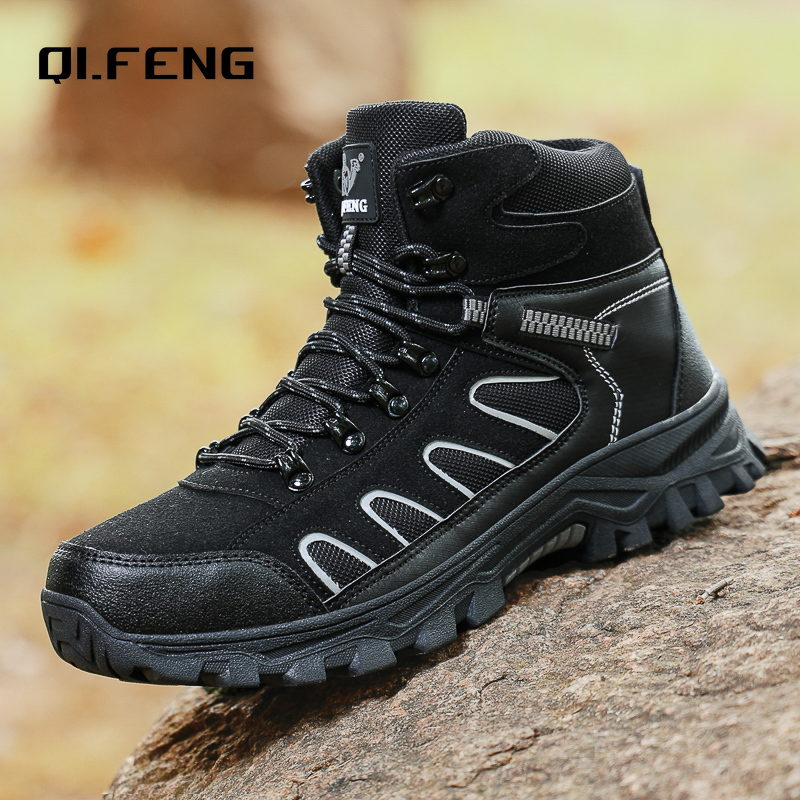 Novo masculino botas de cano a - Waterproof Winter Boot avaliação e preço