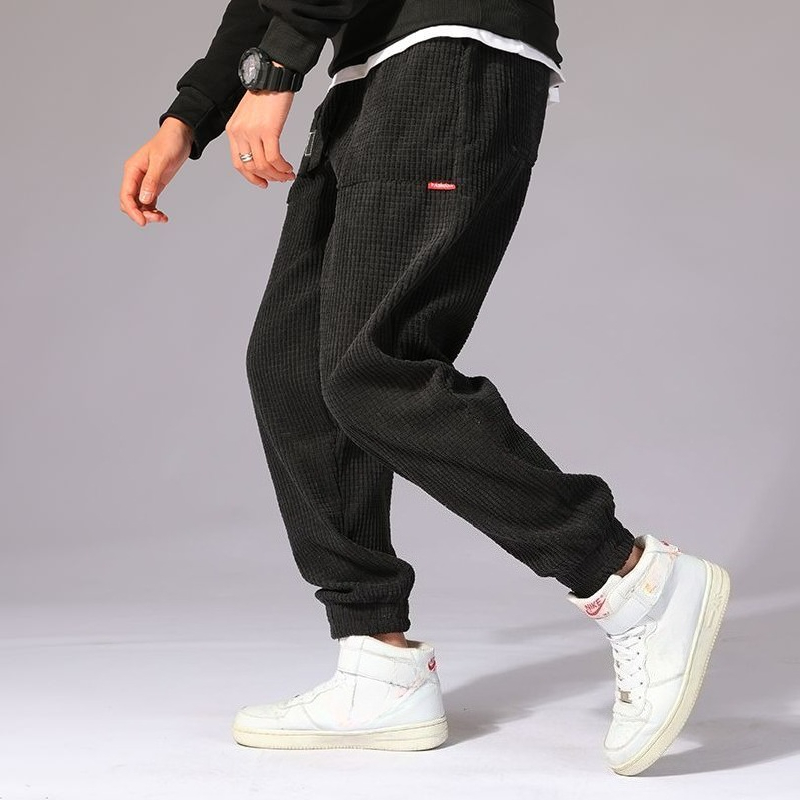 Calças de Moletom Masculinas e - Corduroy Pant Warm avaliação e preço