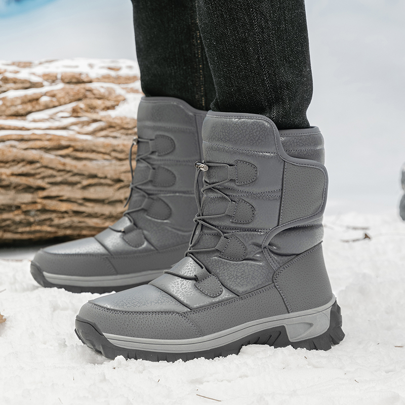 Novas Botas de Neve Masculinas - Waterproof Winter Boot avaliação e preço